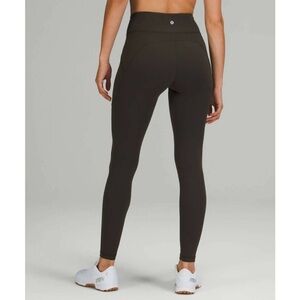 Lululemon Invigorate Olive Green Leggings Size 6